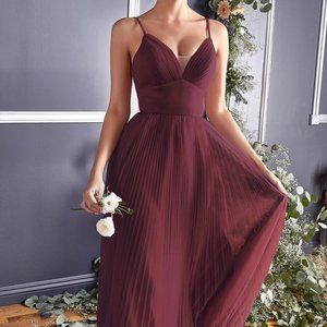 Illusion V-Neck A-Line Prom Dress CD184